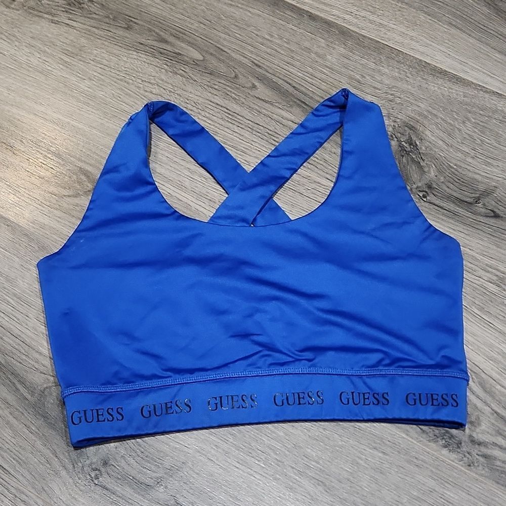 Guess Cobalt Blue Sports Bra